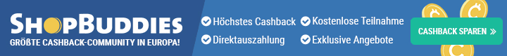 ShopBuddies.de - 100% Cashback
